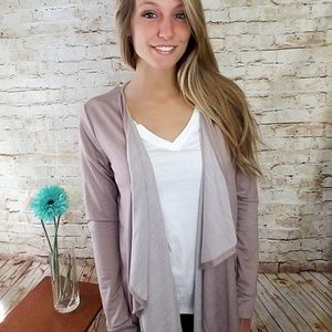 Lightweight Long Sleeve Open Cardigan